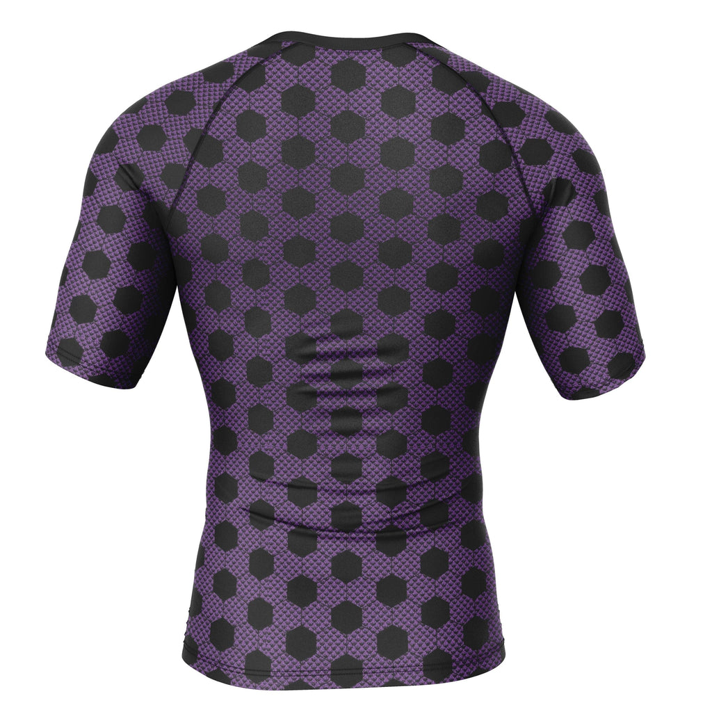 Morukai "Kokushibo Demon Slayer Short Sleeve Rash Guard Compression Shirt