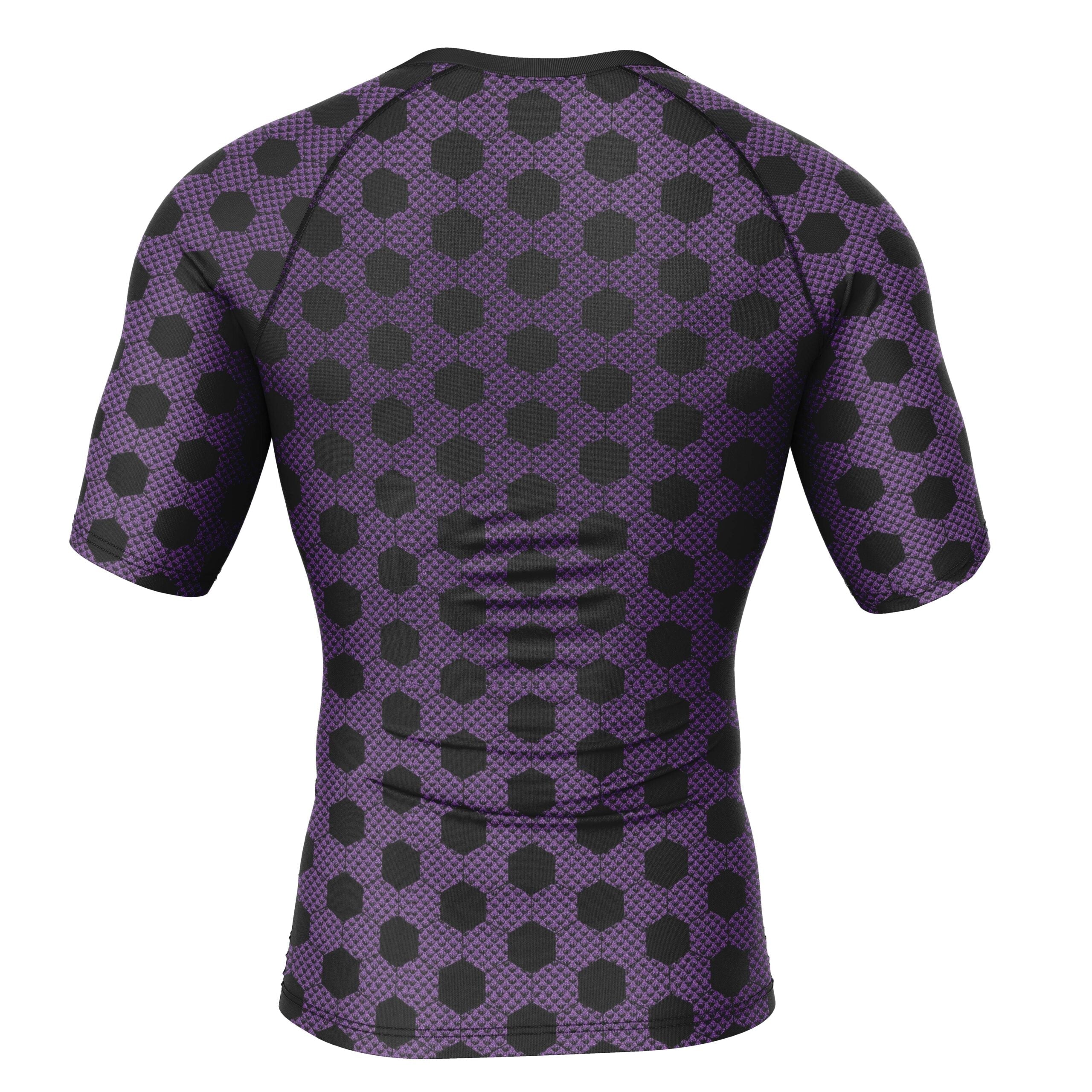 Morukai "Kokushibo Demon Slayer Short Sleeve Rash Guard Compression Shirt