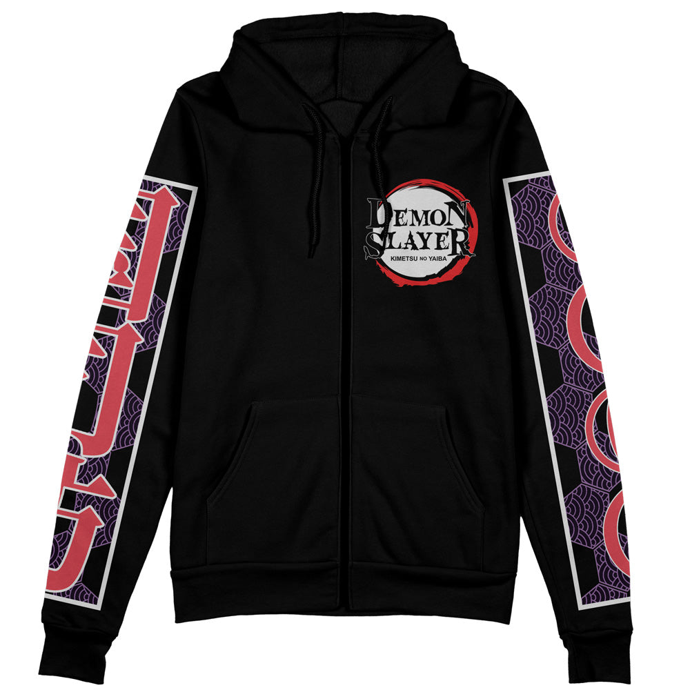 Morukai "Kokushibo Demon Slayer Streetwear Zip Hoodie Jacket