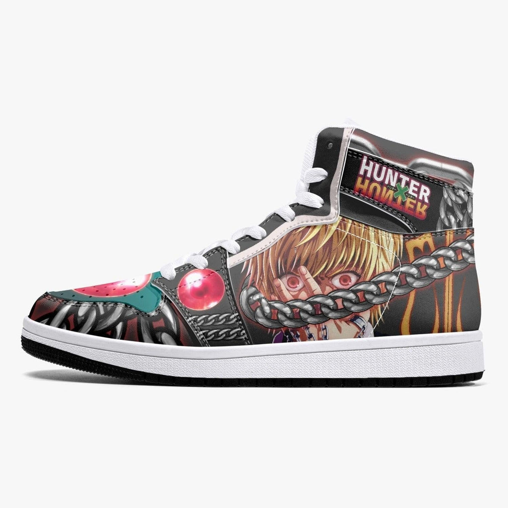 Morukai "Kurapika Black Suit Hunter X Hunter Mid 1 Basketball Shoes