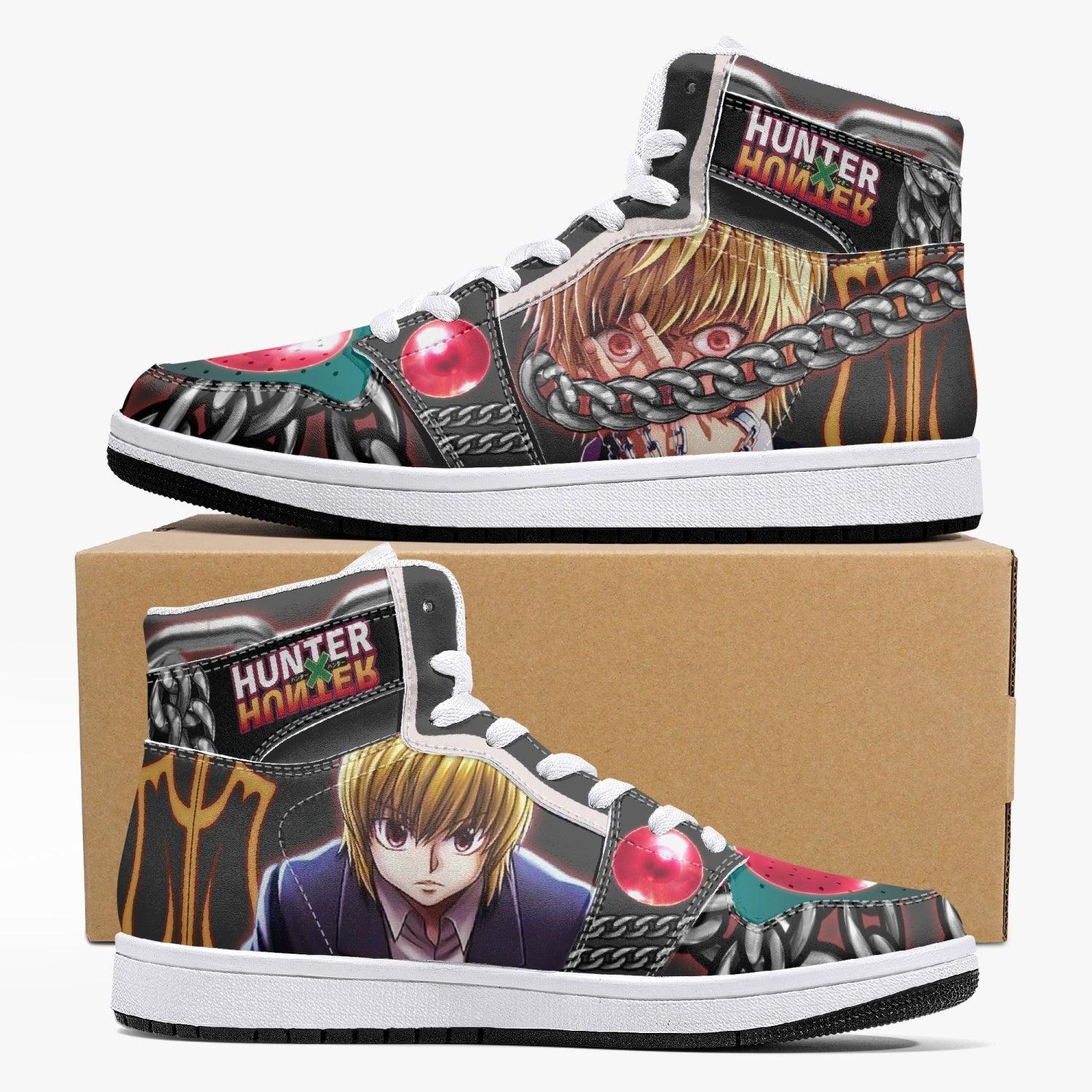Morukai "Kurapika Black Suit Hunter X Hunter Mid 1 Basketball Shoes