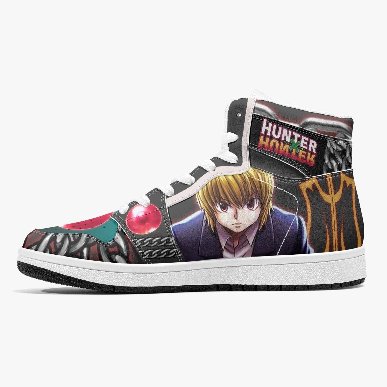 Morukai "Kurapika Black Suit Hunter X Hunter Mid 1 Basketball Shoes