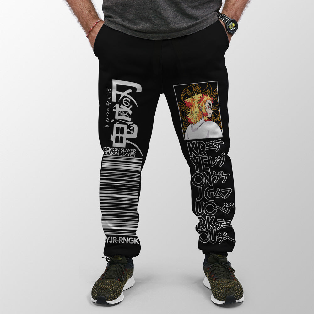 Morukai "Kyojuro Rengoku" Demon Slayer: Kimetsu no Yaiba Streetwear Sweatpants