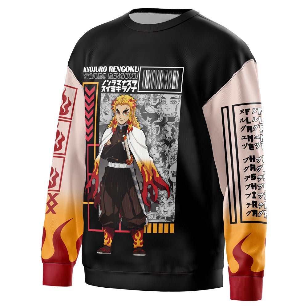Morukai "Kyojuro Rengoku" Demon Slayer: Kimetsu no Yaiba Streetwear Sweatshirt