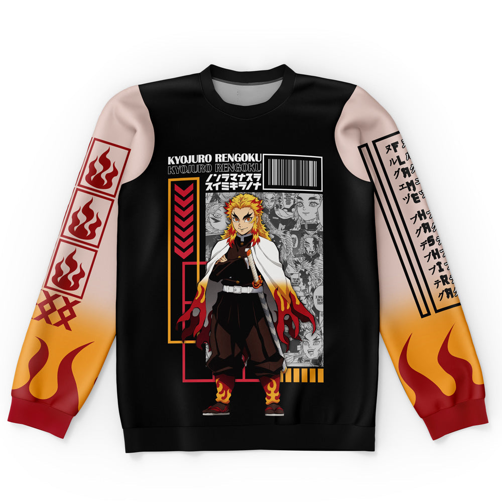 Morukai "Kyojuro Rengoku" Demon Slayer: Kimetsu no Yaiba Streetwear Sweatshirt