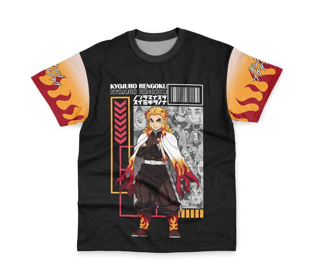 Morukai "Kyojuro Rengoku" Demon Slayer: Kimetsu no Yaiba Streetwear T-Shirt