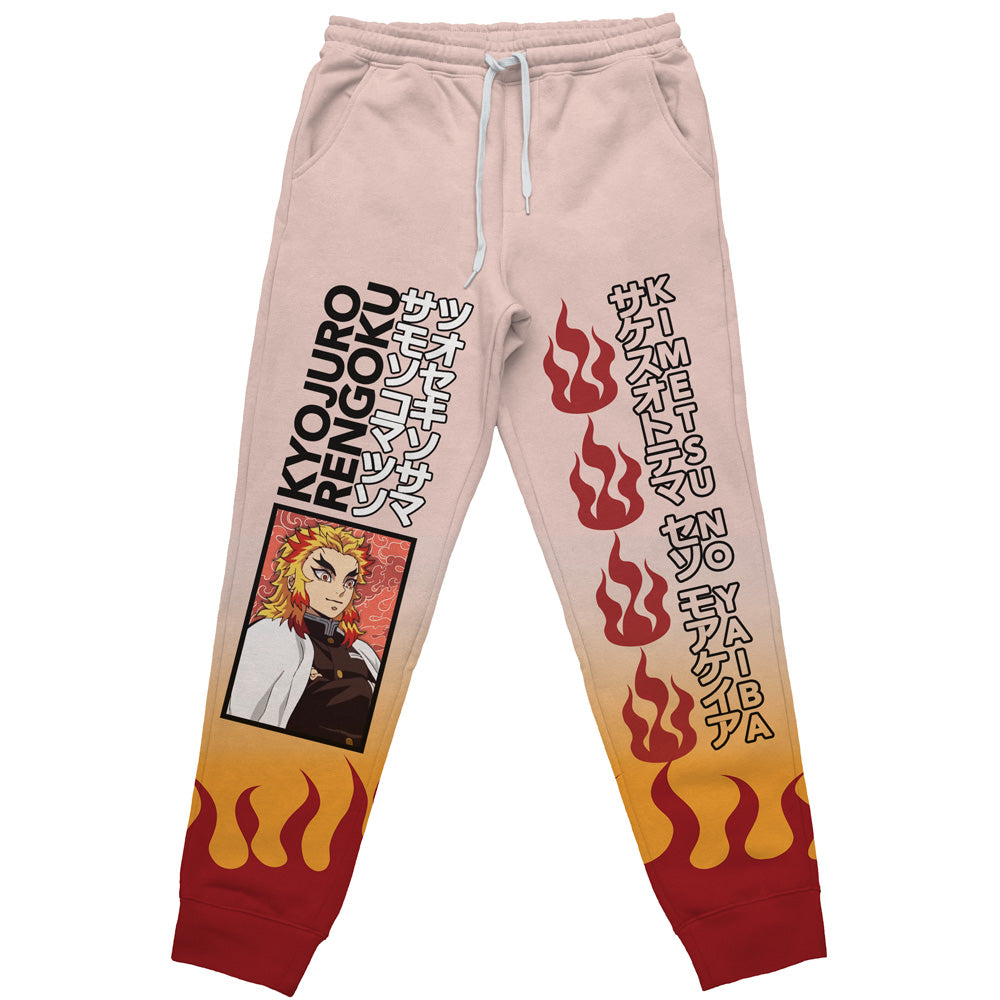 Morukai "Kyojuro Rengoku Haori" Demon Slayer: Kimetsu no Yaiba Streetwear Sweatpants