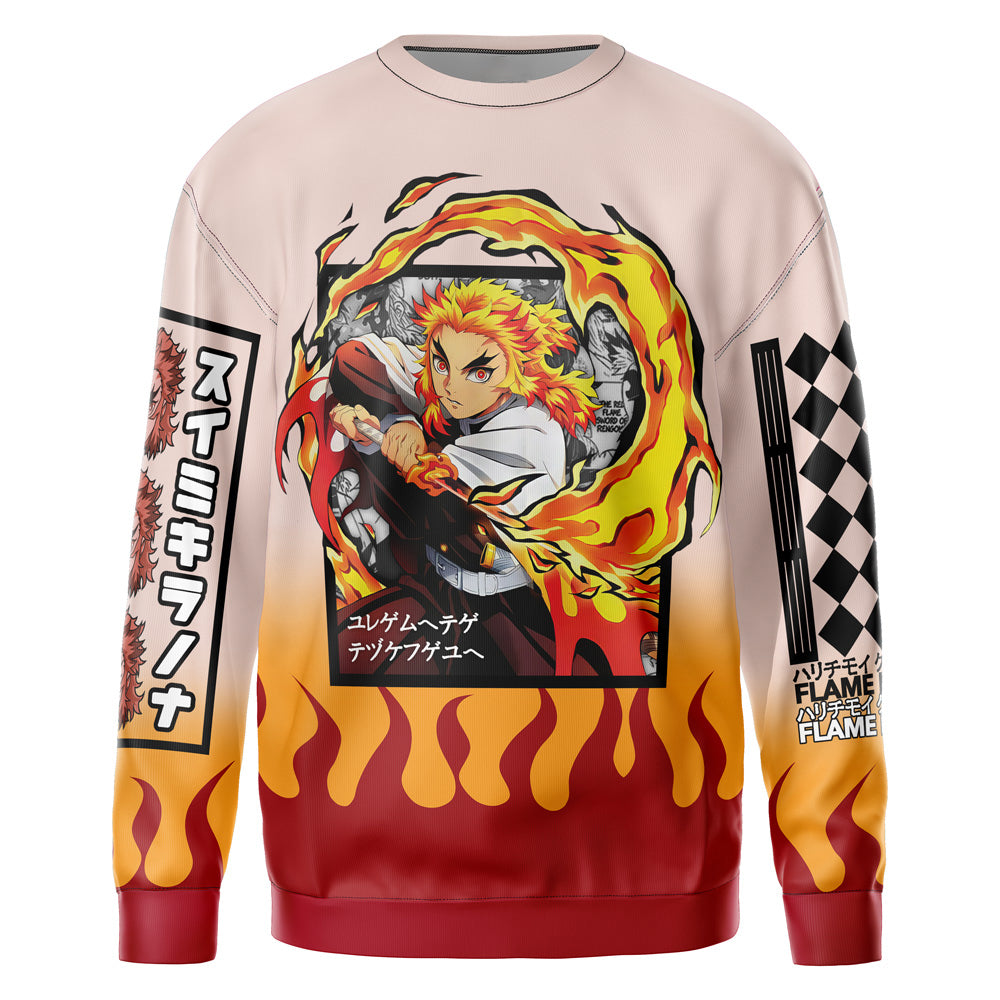 Morukai "Kyojuro Rengoku Haori" Demon Slayer: Kimetsu no Yaiba Streetwear Sweatshirt