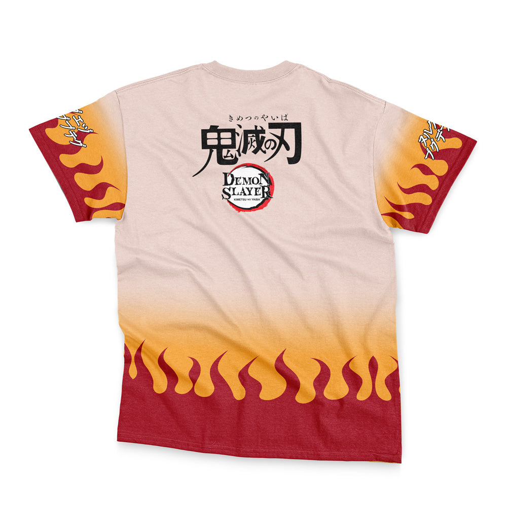 Morukai "Kyojuro Rengoku Haori" Demon Slayer: Kimetsu no Yaiba Streetwear T-Shirt