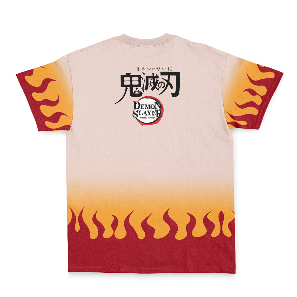 Morukai "Kyojuro Rengoku Haori" Demon Slayer: Kimetsu no Yaiba Streetwear T-Shirt