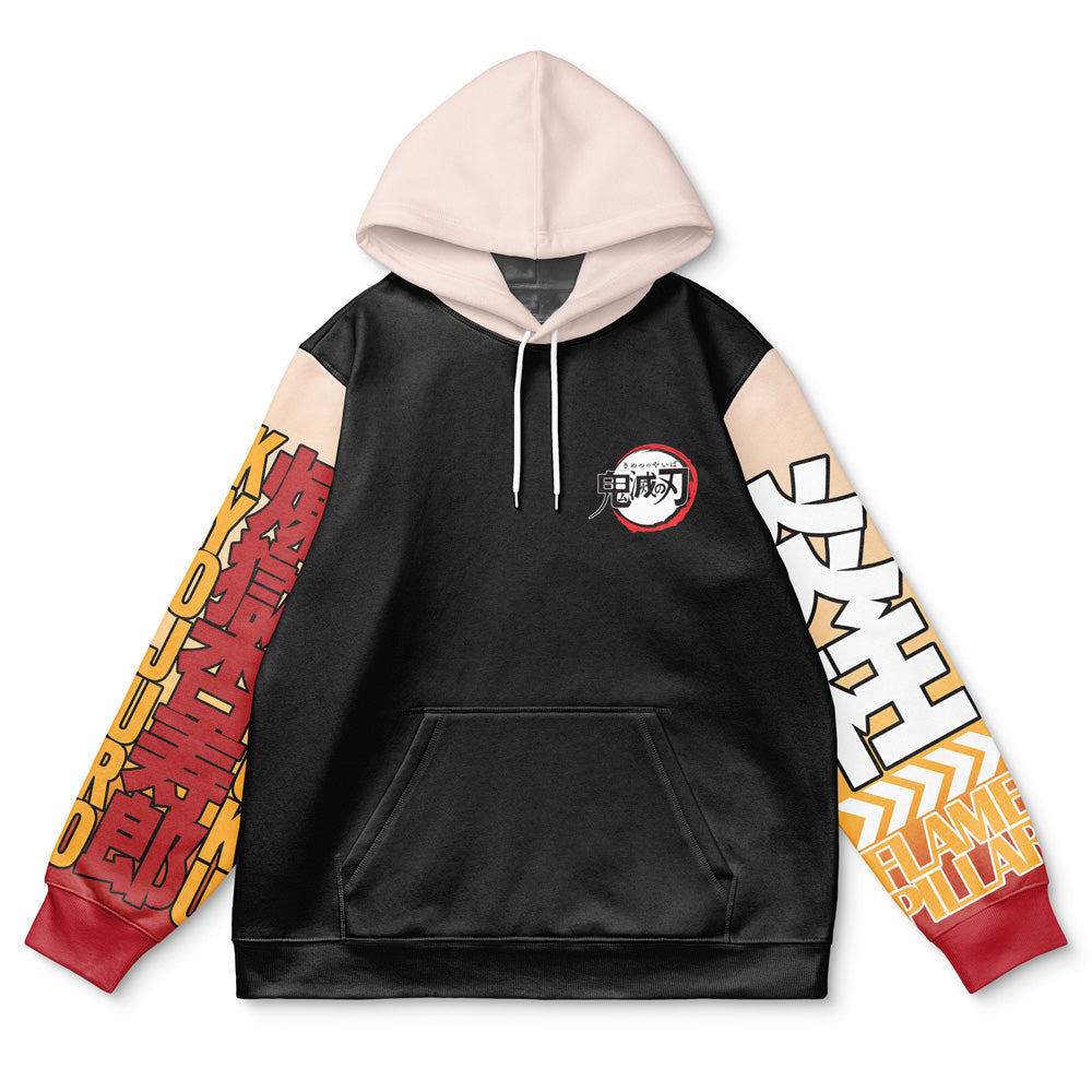 Morukai "Kyojuro Rengoku Flame Pillar" Demon Slayer: Kimetsu no Yaiba Streetwear Hoodie