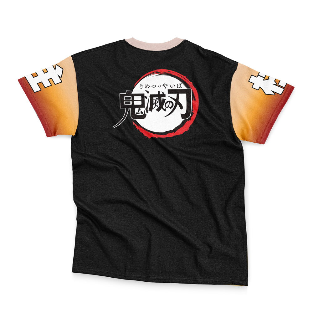 Morukai "Kyojuro Rengoku Flame Pillar" Demon Slayer: Kimetsu no Yaiba Streetwear T-Shirt