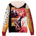 Morukai "Kyojuro Rengoku Flame Pillar" Demon Slayer: Kimetsu no Yaiba Streetwear Zip Hoodie Jacket