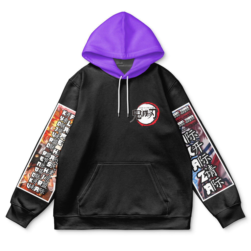Morukai "Rengoku x Akaza" Demon Slayer: Kimetsu no Yaiba Streetwear Hoodie