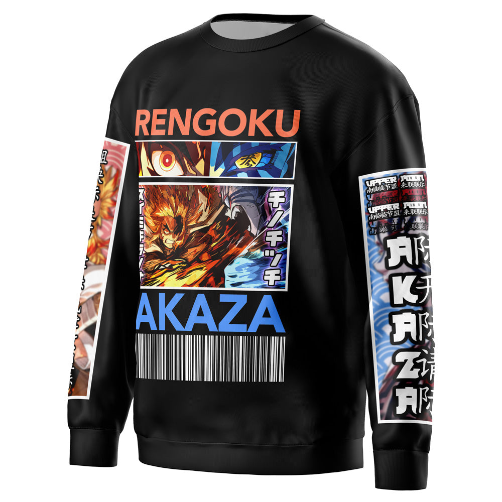 Morukai "Rengoku x Akaza" Demon Slayer: Kimetsu no Yaiba Streetwear Sweatshirt