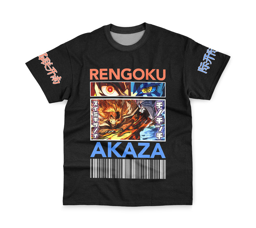 Morukai "Rengoku x Akaza" Demon Slayer: Kimetsu no Yaiba Streetwear T-Shirt
