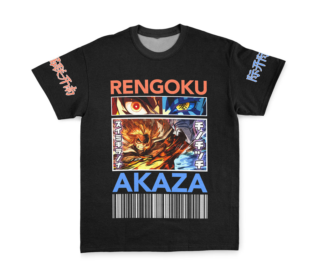 Morukai "Rengoku x Akaza" Demon Slayer: Kimetsu no Yaiba Streetwear T-Shirt