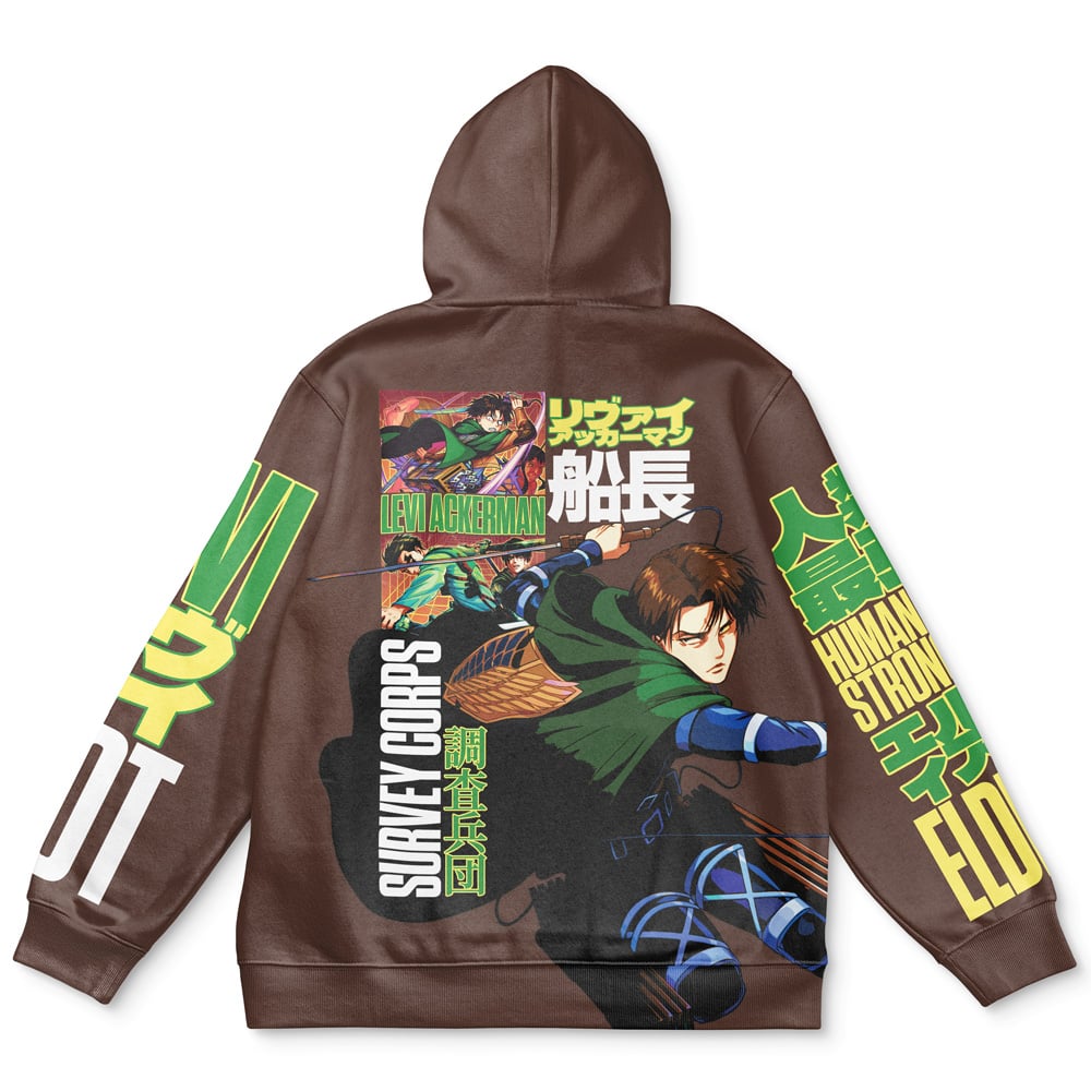Morukai "Levi Ackerman V3 Attack on Titan Streetwear Hoodie