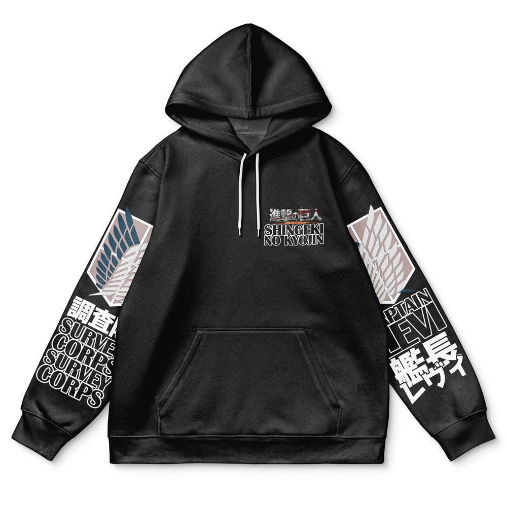 Morukai "Levi Ackerman x Beast Titan Attack on Titan Streetwear Hoodie