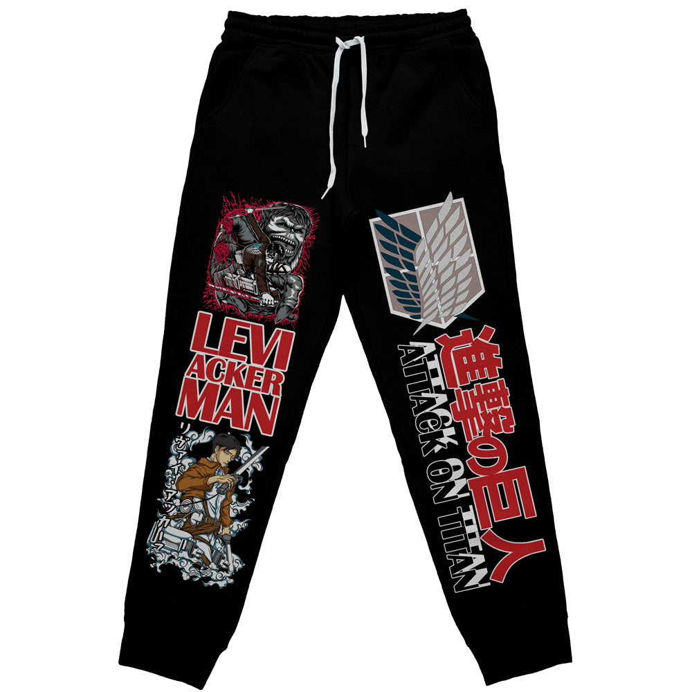 Morukai "Levi Ackerman x Beast Titan Attack on Titan Streetwear Sweatpants