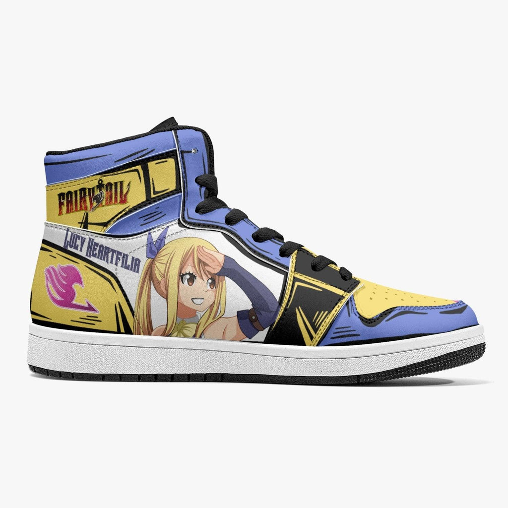Morukai "Lucy Heartfilia Fairy Tail Mid 1 Basketball Shoes
