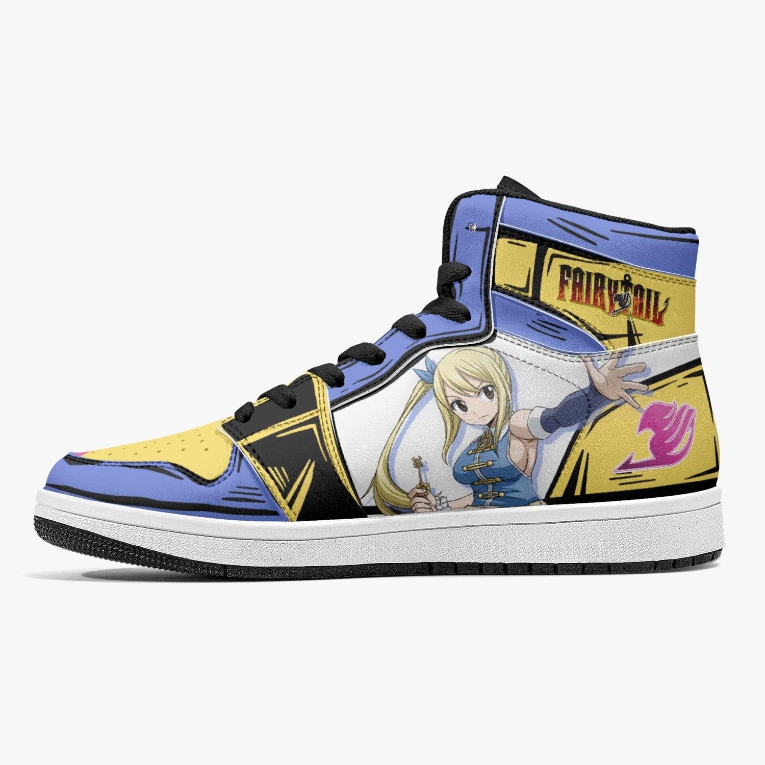 Morukai "Lucy Heartfilia Fairy Tail Mid 1 Basketball Shoes