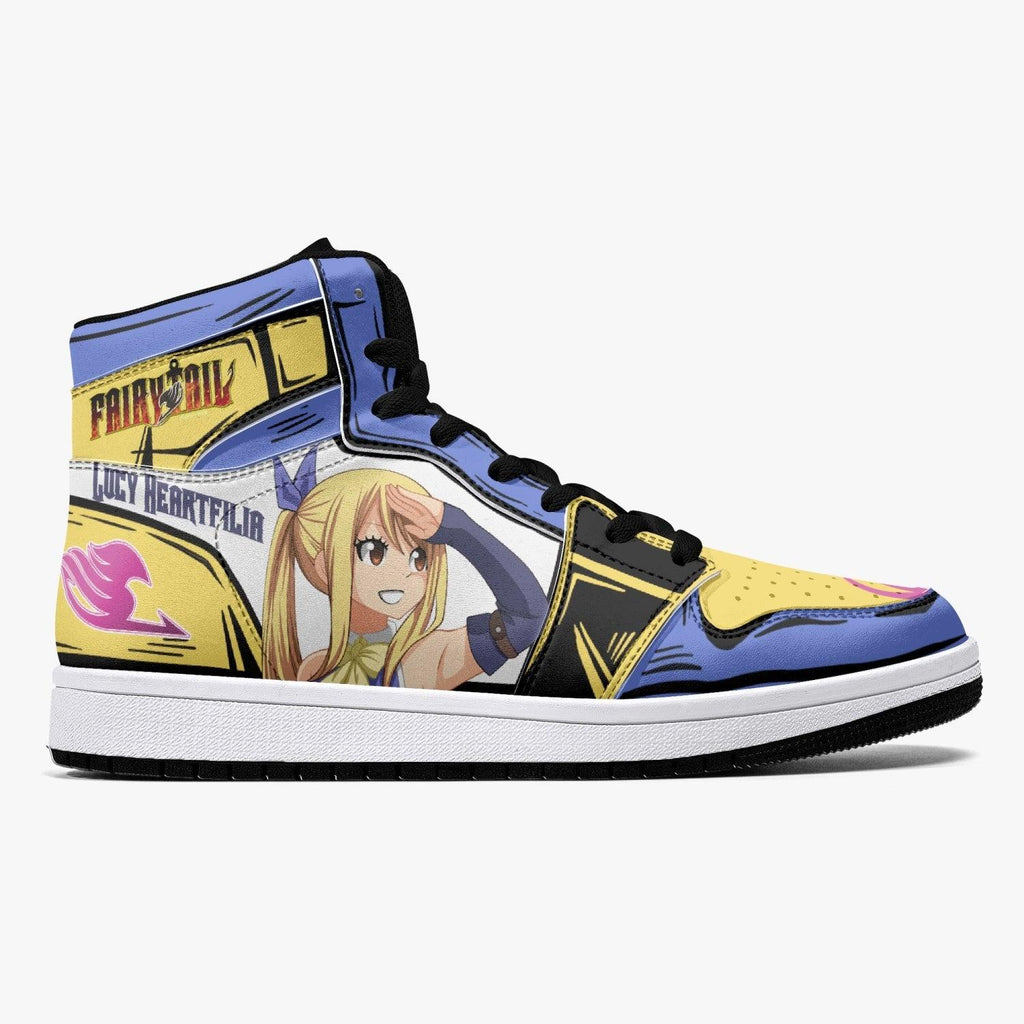 Morukai "Lucy Heartfilia Fairy Tail Mid 1 Basketball Shoes