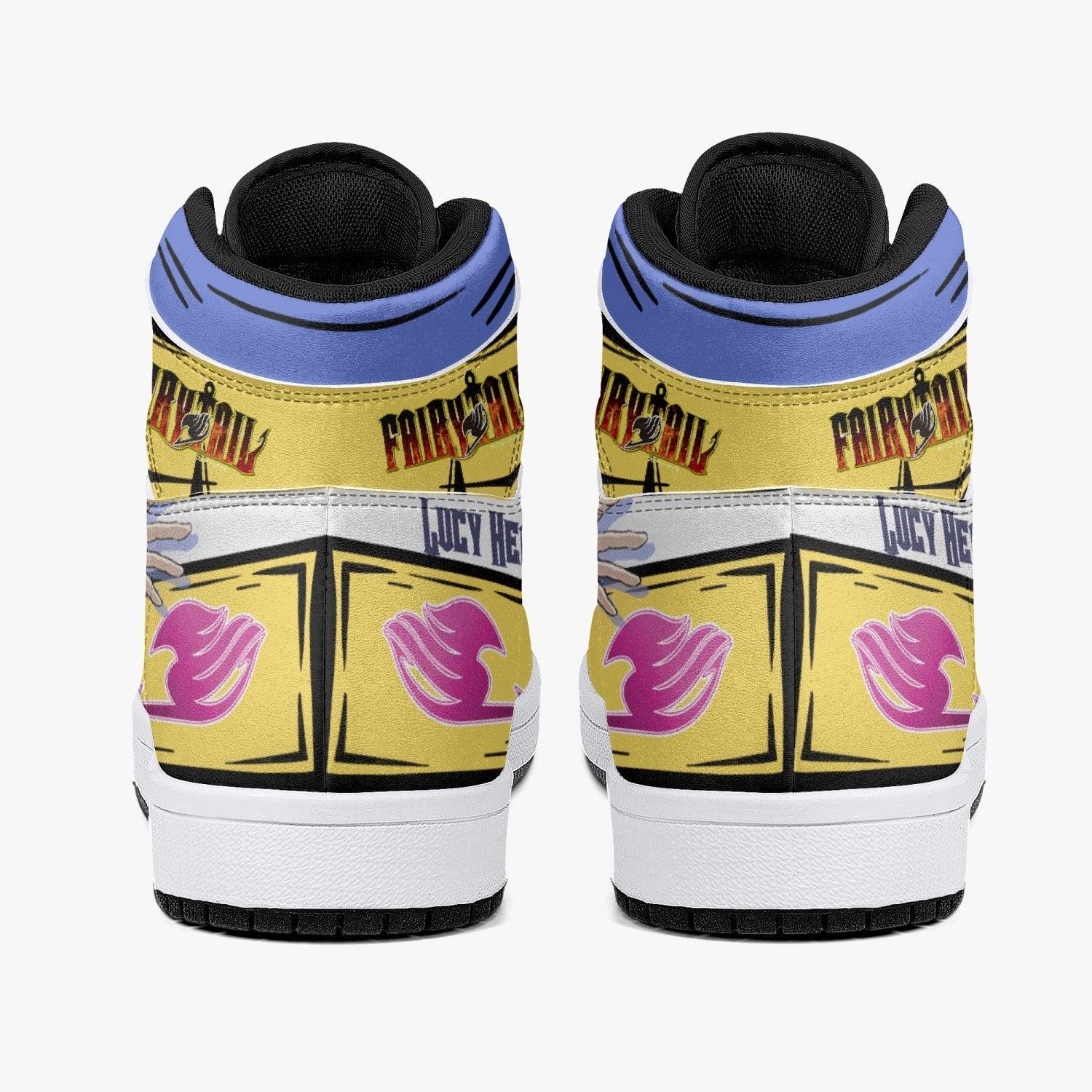 Morukai "Lucy Heartfilia Fairy Tail Mid 1 Basketball Shoes
