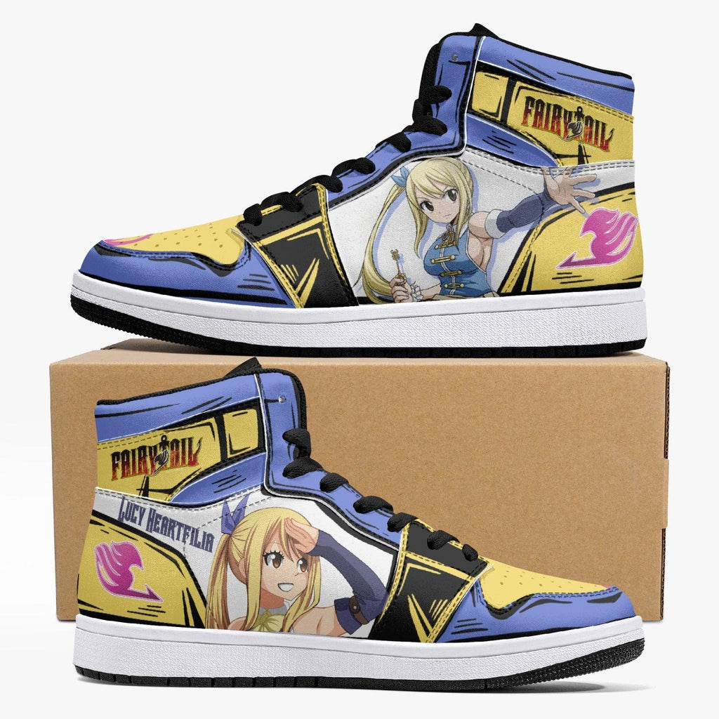 Morukai "Lucy Heartfilia Fairy Tail Mid 1 Basketball Shoes
