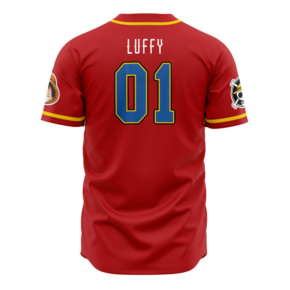 Morukai "Luffy One Piece Baseball Jersey