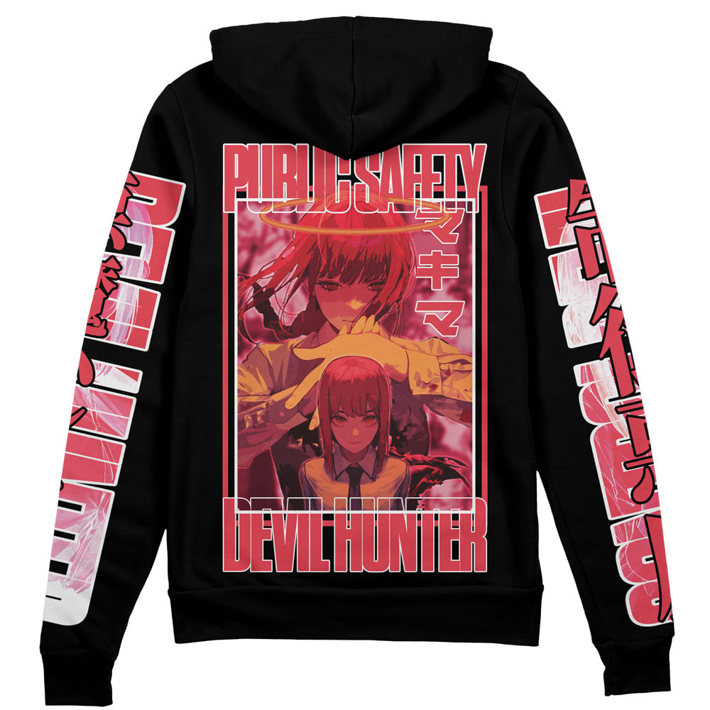 Morukai "Makima Chainsaw Man Streetwear Zip Hoodie Jacket