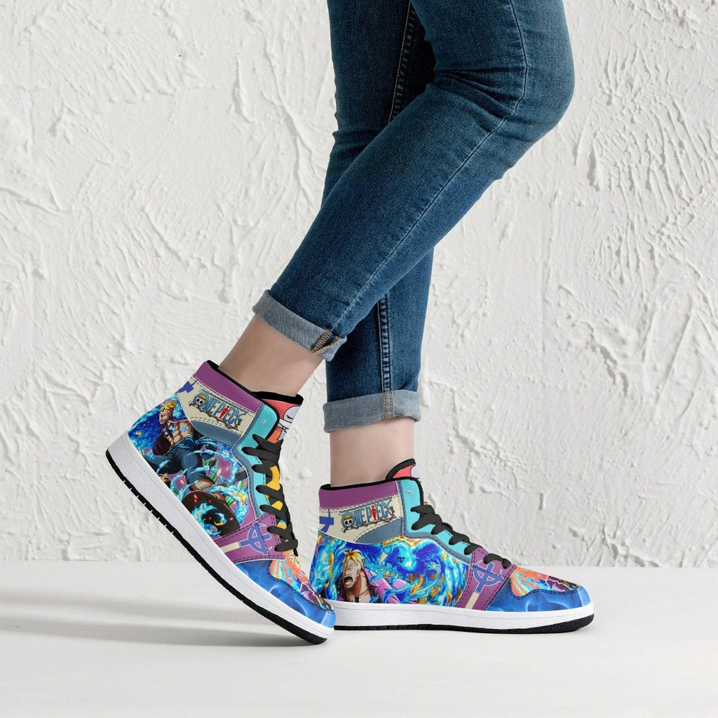 Morukai "Marco the Phoenix One Piece Mid 1 Basketball Shoes