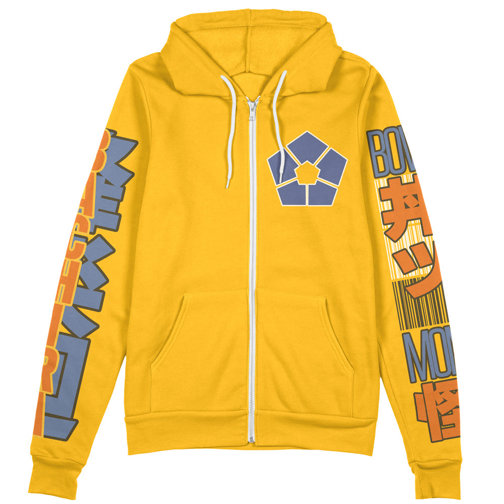 Morukai "Meguru Bachira" Blue Lock Streetwear Zip Hoodie Jacket