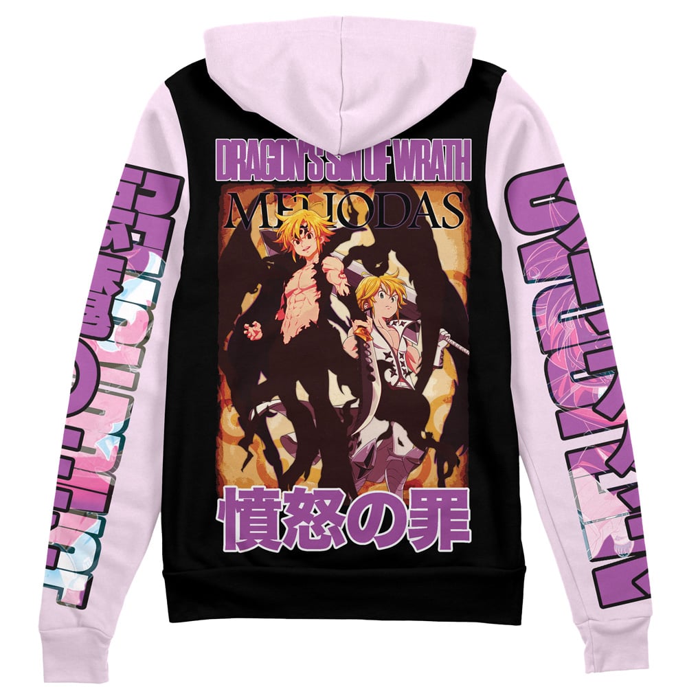 Morukai "Meliodas" The Seven Deadly Sins Streetwear Zip Hoodie Jacket