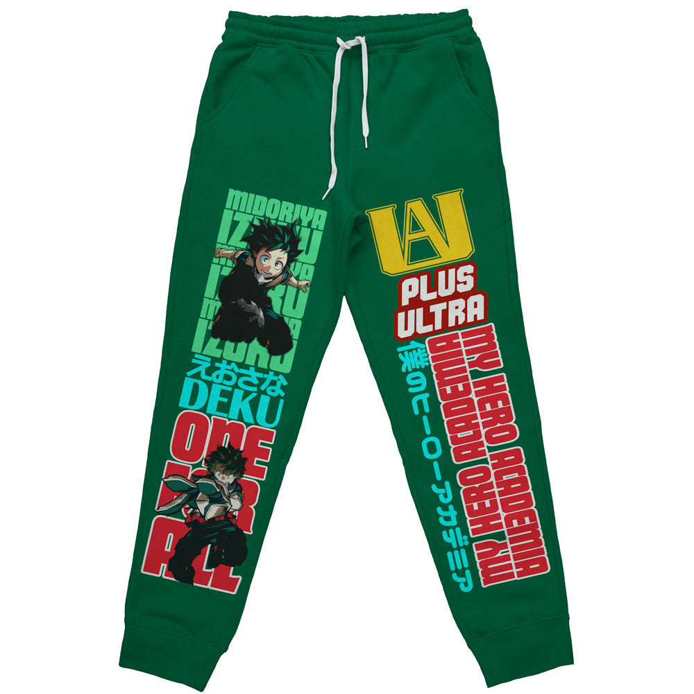 Morukai "Izuku Deku Midoriya" My Hero Academia Streetwear Sweatpants