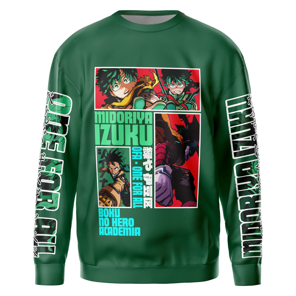 Morukai "Izuku Deku Midoriya" My Hero Academia Streetwear Sweatshirt