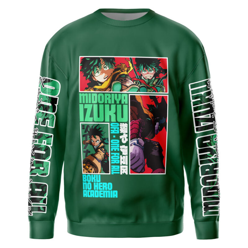 Morukai "Izuku Deku Midoriya" My Hero Academia Streetwear Sweatshirt