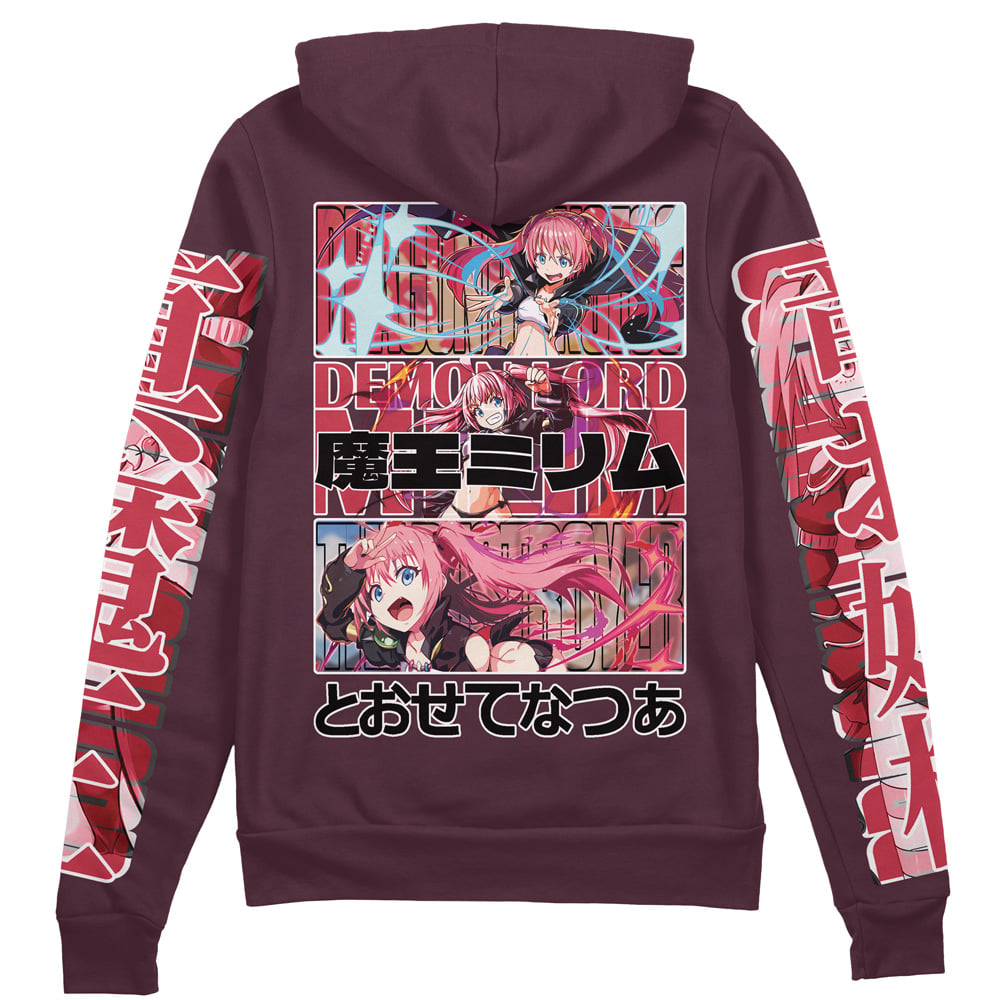 Morukai "Milim Nava That Time I Got Reincarnated as a Slime Streetwear Zip Hoodie Jacket