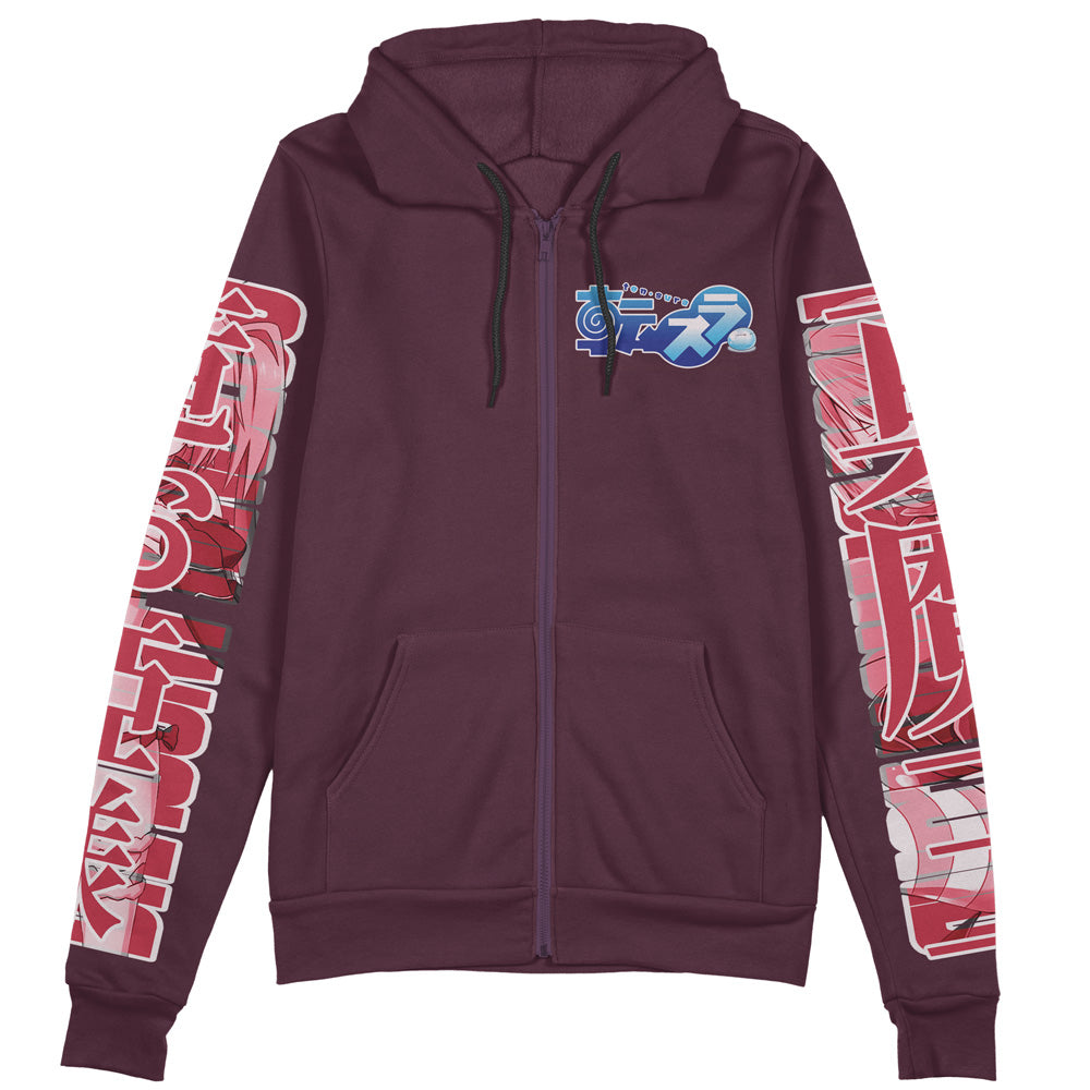 Morukai "Milim Nava That Time I Got Reincarnated as a Slime Streetwear Zip Hoodie Jacket