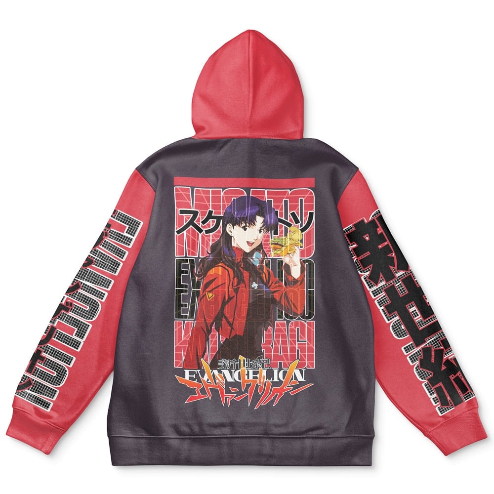 Morukai "Misato Katsuragi Neon Genesis Evangelion Streetwear Hoodie