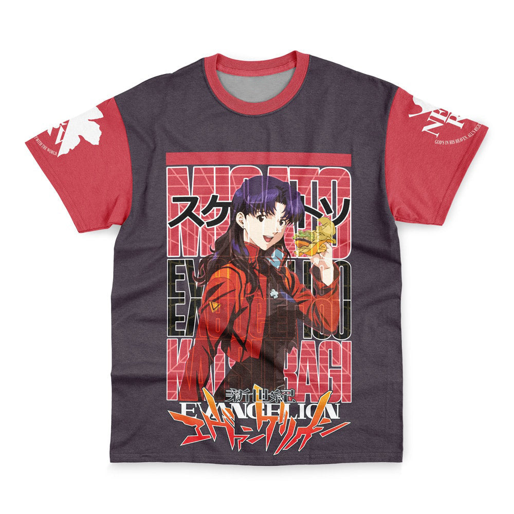 Morukai "Misato Katsuragi" Neon Genesis Evangelion Streetwear T-Shirt