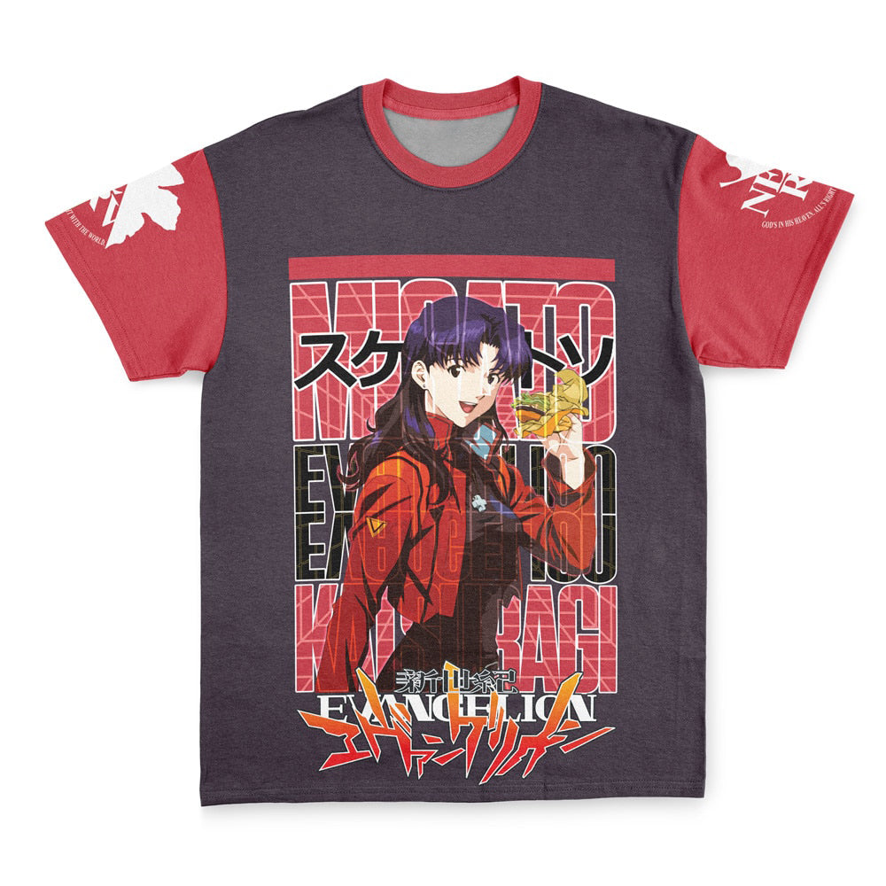 Morukai "Misato Katsuragi" Neon Genesis Evangelion Streetwear T-Shirt
