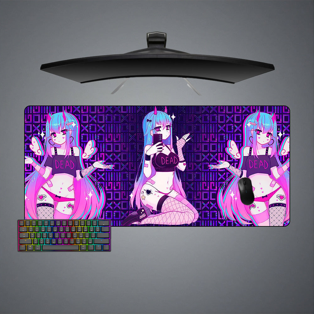 Morukai "Moneko Anime Girl" Original Gaming Mouse Pad