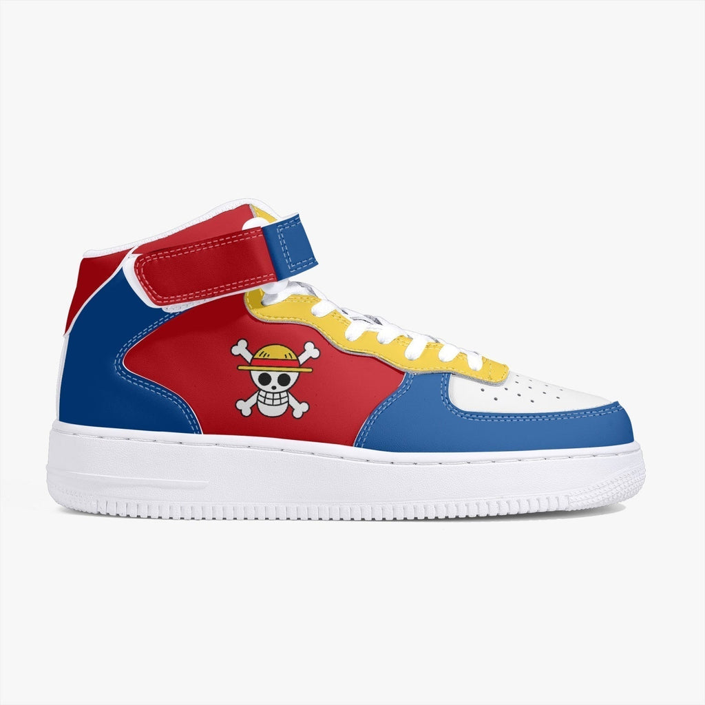 Morukai "Monkey D. Luffy One Piece Force 1 High Shoes