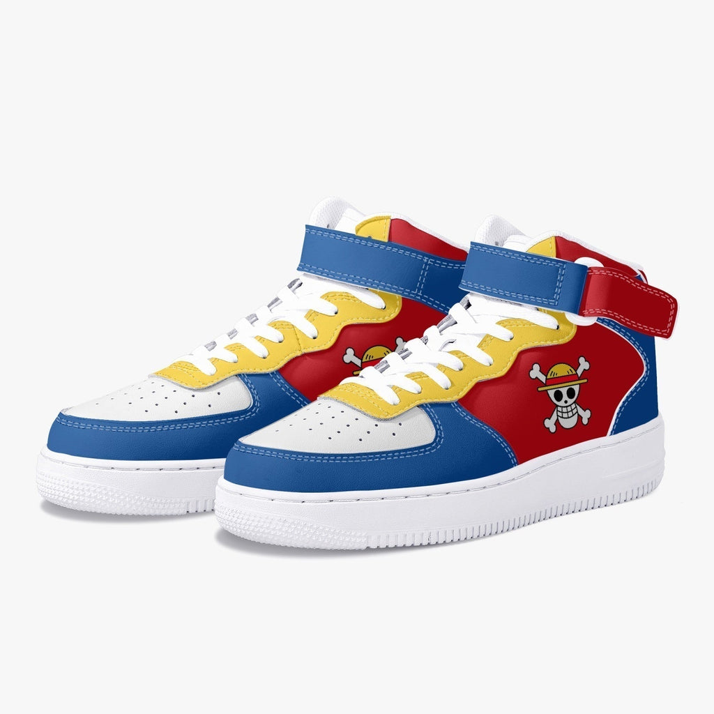 Morukai "Monkey D. Luffy One Piece Force 1 High Shoes