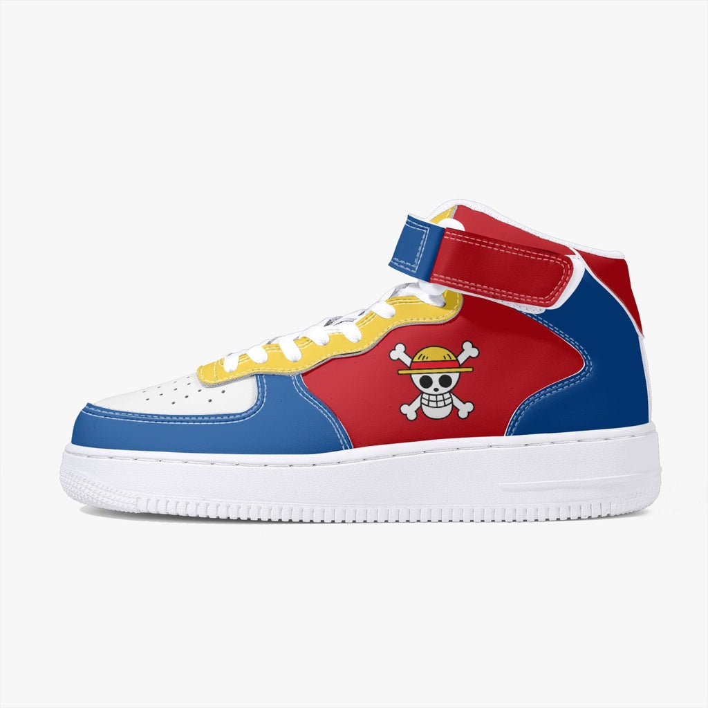 Morukai "Monkey D. Luffy One Piece Force 1 High Shoes