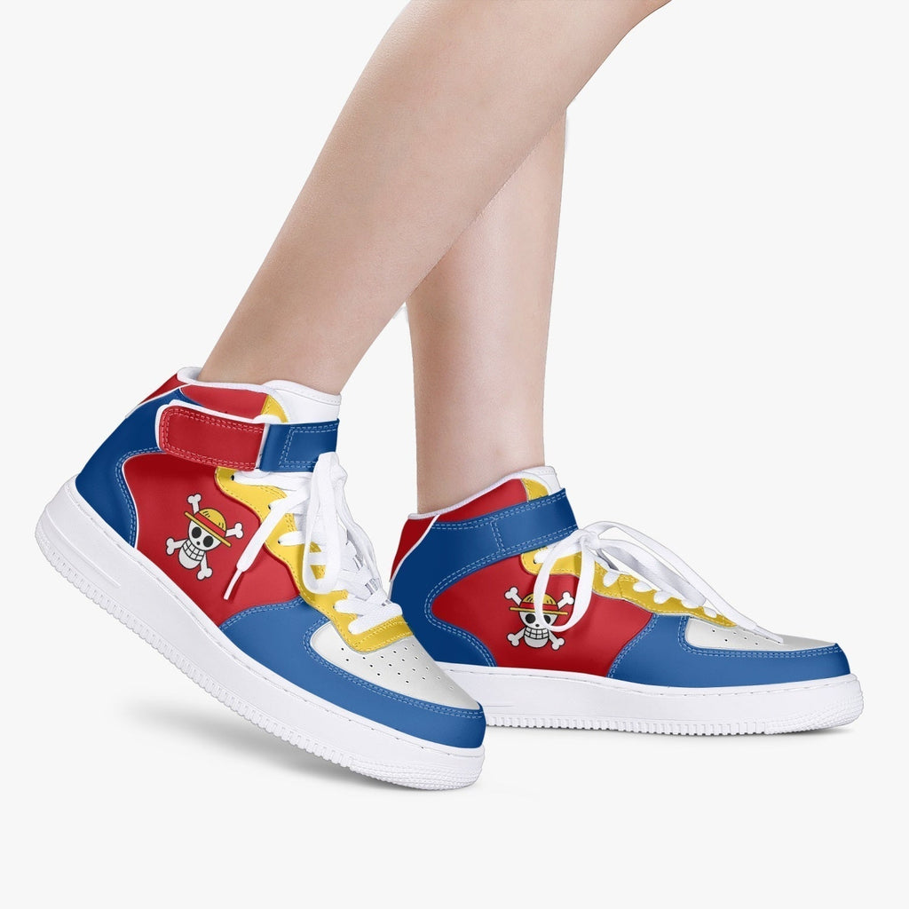 Morukai "Monkey D. Luffy One Piece Force 1 High Shoes