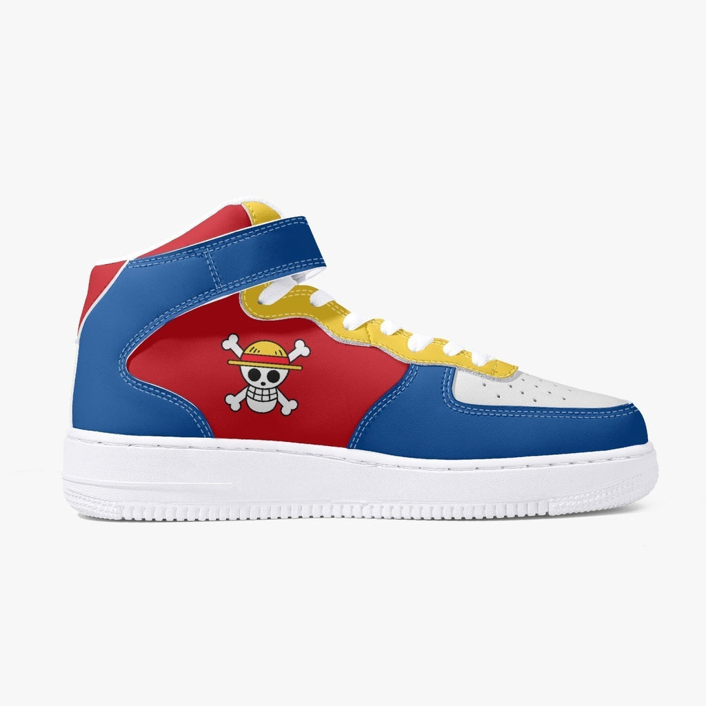 Morukai "Monkey D. Luffy One Piece Force 1 High Shoes