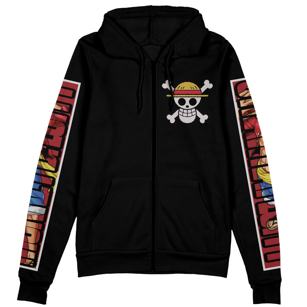 Morukai "Monkey D. Luffy One Piece Streetwear Zip Hoodie Jacket