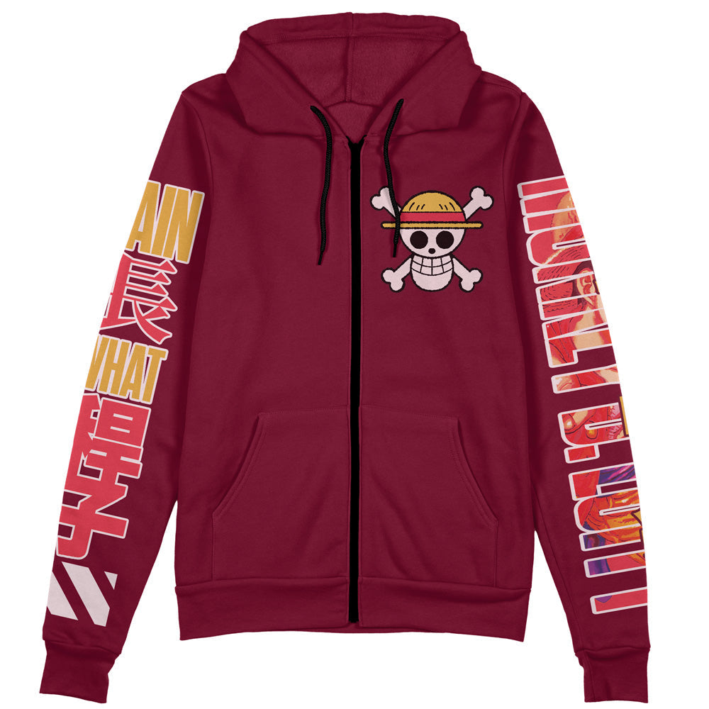 Morukai "Monkey D. Luffy V3 One Piece Streetwear Zip Hoodie Jacket